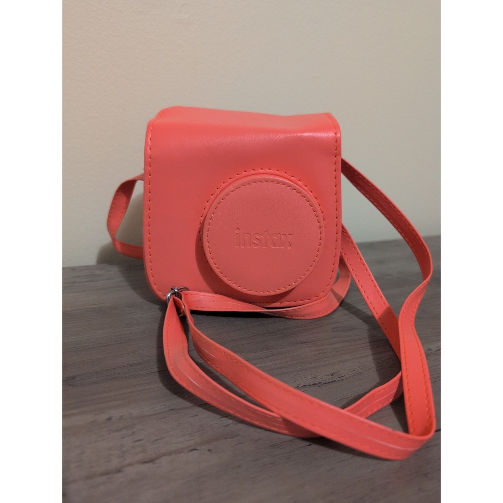 Instax Camera Bag Coral Chevron Groovy